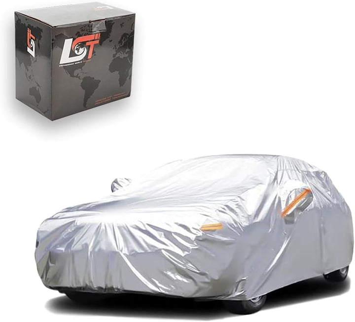 LST Autoabdeckung Outdoor Wasserdicht UV-Schutz Atmungsaktiv – Wind- & Staubdicht, Premium-Material,