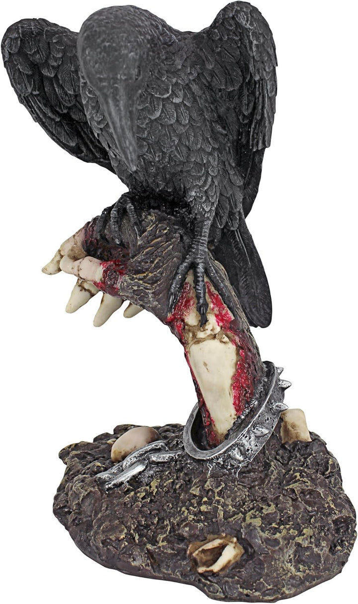 Design Toscano Des Raben Stange, Zombie-Statue Zombie-Hand, Zombie-Hand