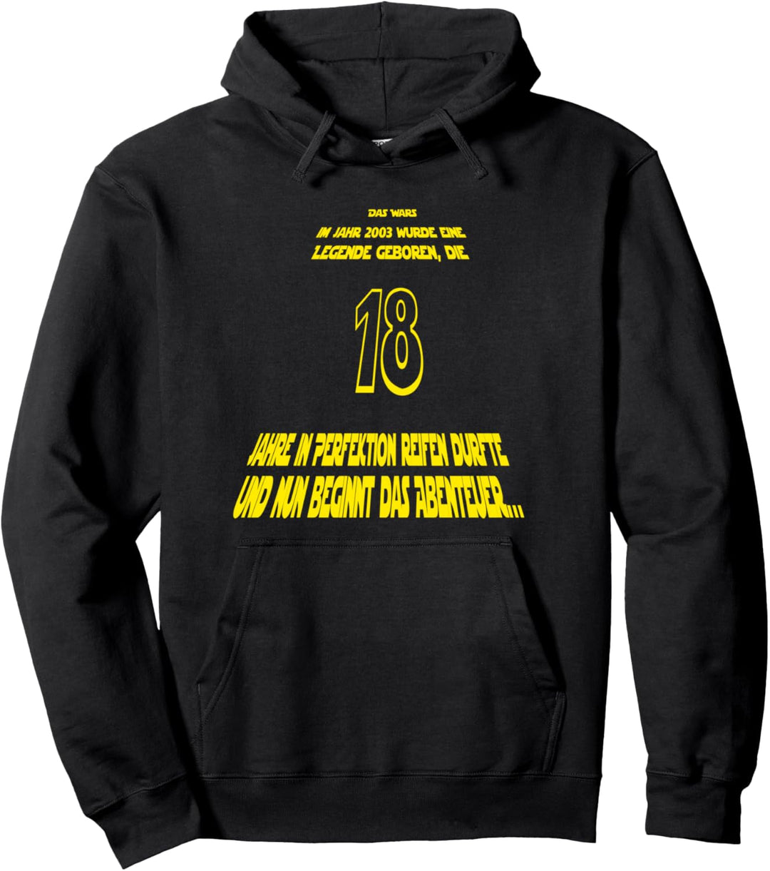 18. Geburtstag - 18 Jahre Jahrgang 2003 Geburtstagsgeschenk Pullover Hoodie