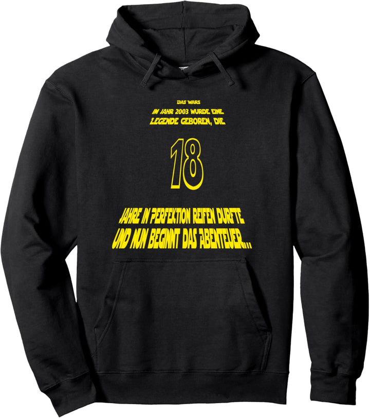 18. Geburtstag - 18 Jahre Jahrgang 2003 Geburtstagsgeschenk Pullover Hoodie