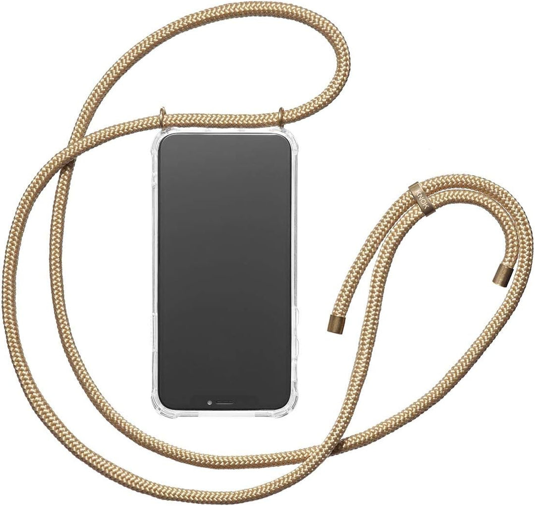 KNOK Handykette Kompatibel mit Apple iPhone 7/8 - Silikon Hülle mit Band - Handyhülle für Smartphone