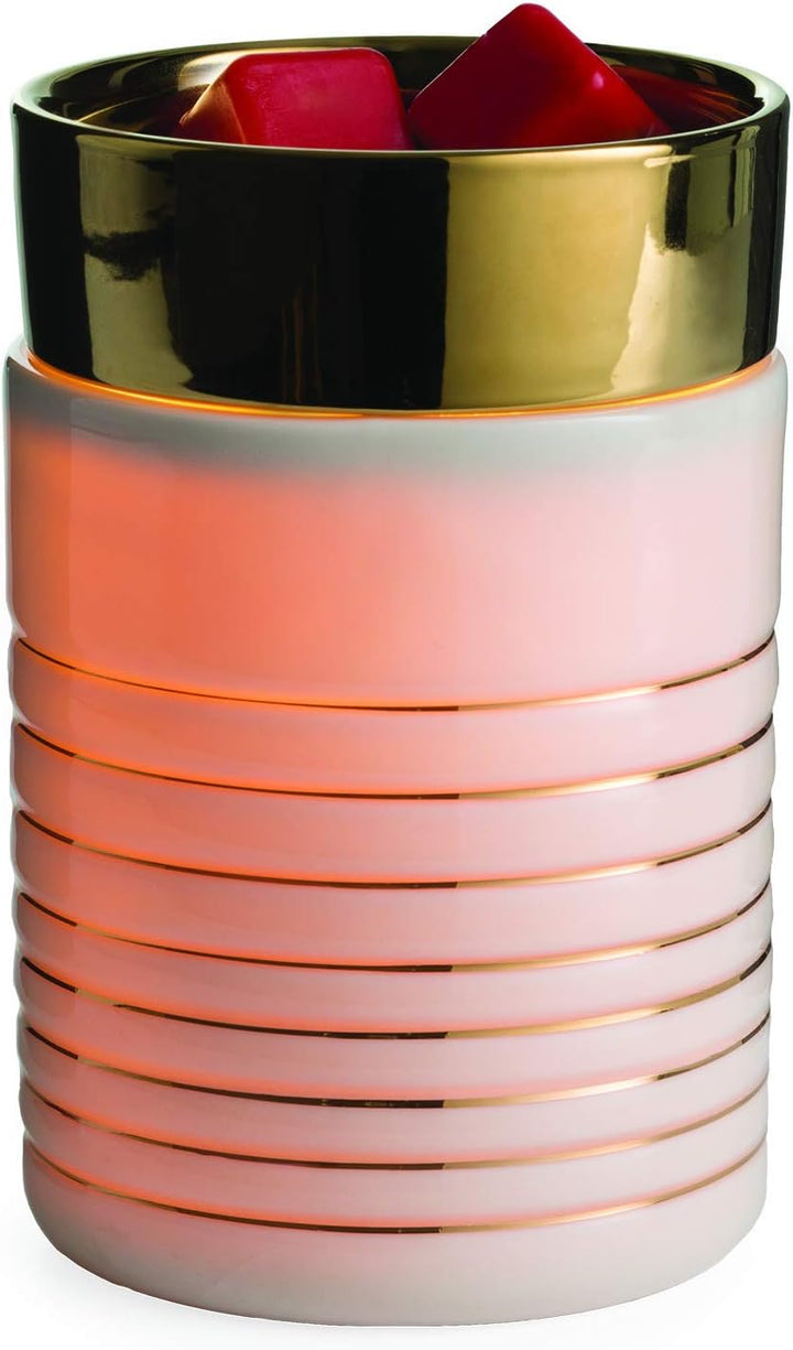 Candle Warmers SERENITY Duftlampe elektrisch weiss / gold Porzellan Gelassenheit, Gelassenheit