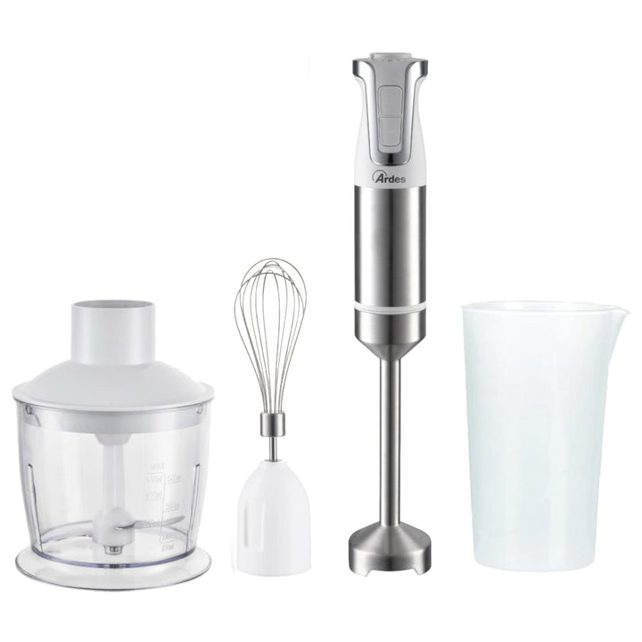 ARDES - ARSET01 TRINITY Stabmixer 3-in-1 - Stabmixer und Schneebesen mit Profimotor - Küchenmixer mi