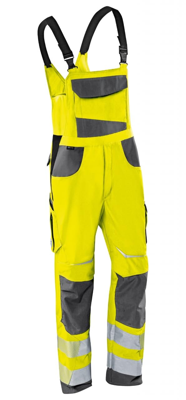 KÜBLER REFLECTIQ Latzhose PSA 2 Warngelb/Anthrazit 94, Warngelb/Anthrazit 94