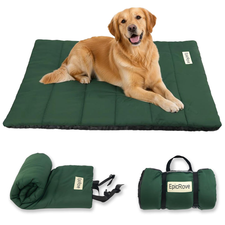 Hundedecke für unterwegs wasserdicht – rutschfeste Hundematte 110×68cm, waschbar Hundebett – Outdoor