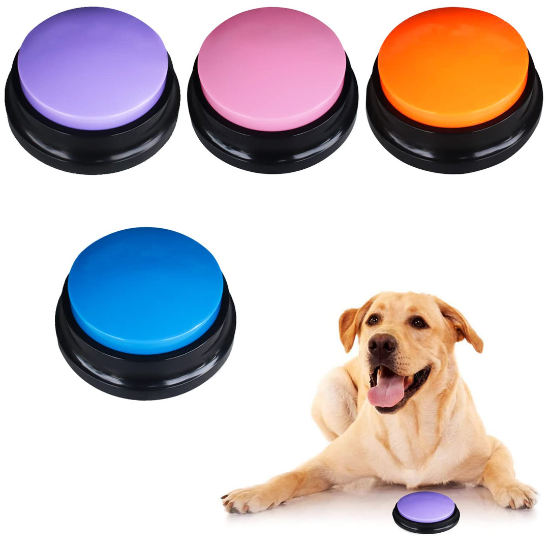 Buzzer Mit Sound Hundeklingel Hunde Buttons Zum Sprechen Recordable Answer Buzzers Katzenklingel 4 S