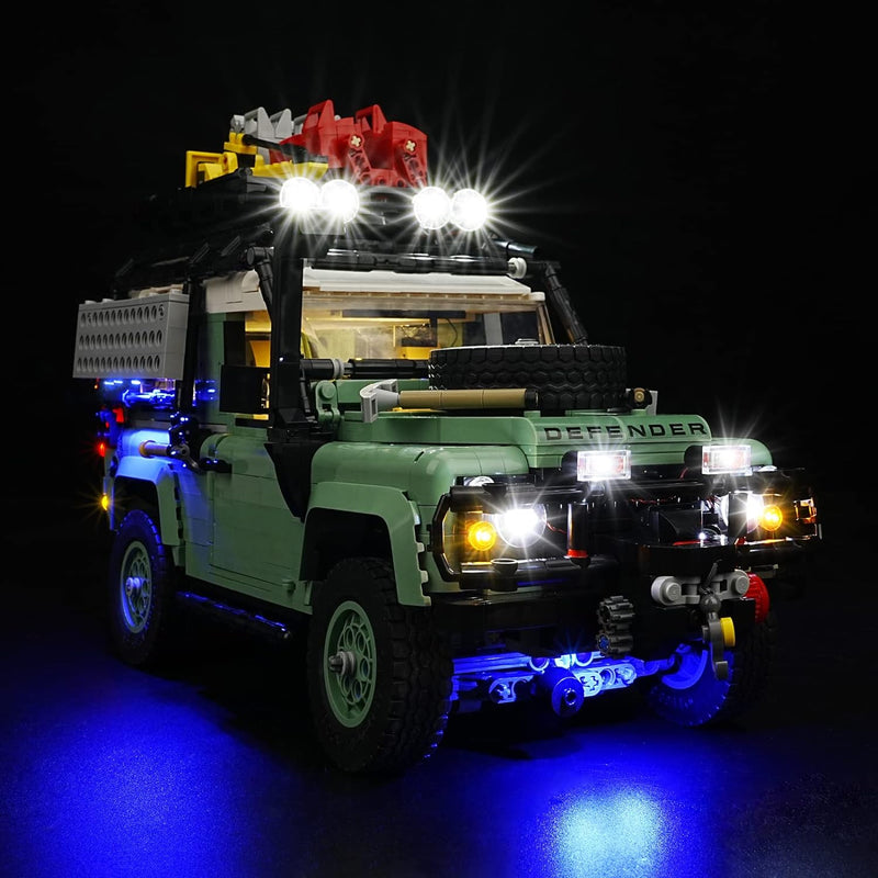 cooldac LED Licht-Kit für Lego 10317 Land Rover Classic Defender 90 Set, Led Beleuchtungs Set Kompat