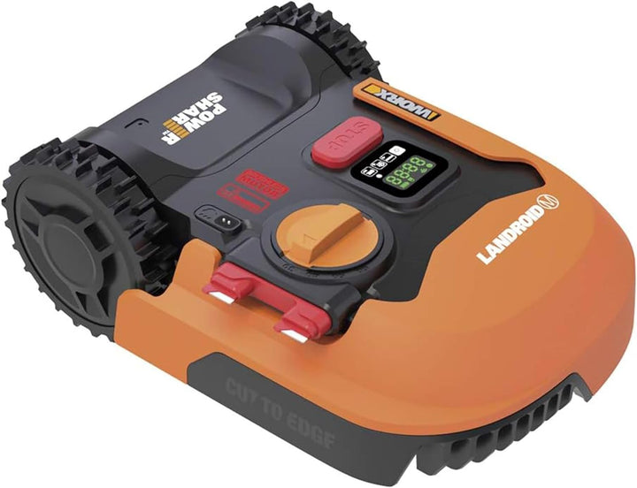 WORX Landroid M WR142E Mähroboter/Akkurasenmäher für Gärten bis 700 m2, Selbstfahrender Rasenmäher f