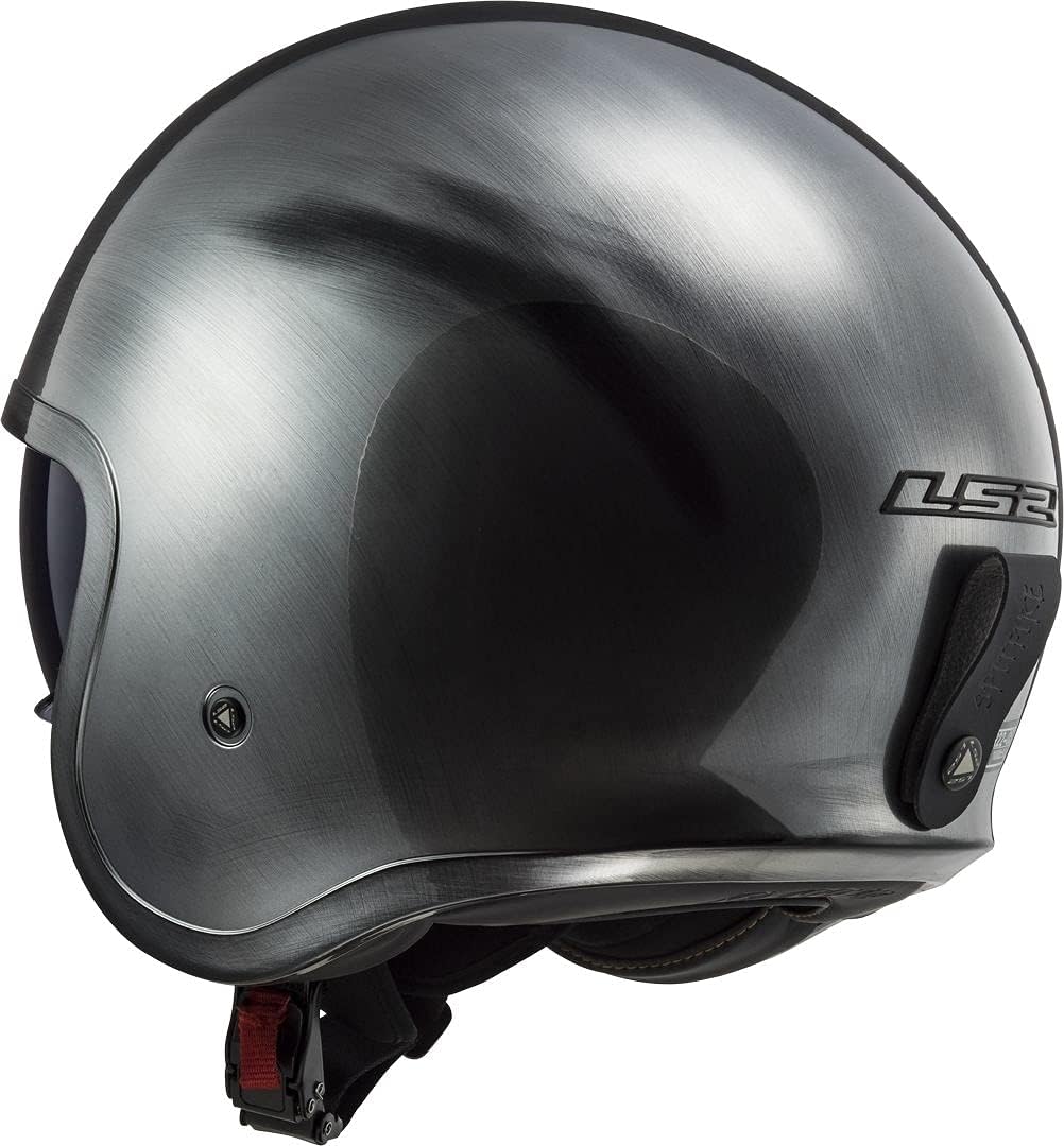 LS2 Motorradhelm Spitfire Jeans Titanium, XL XL Jeans Titanium, XL Jeans Titanium