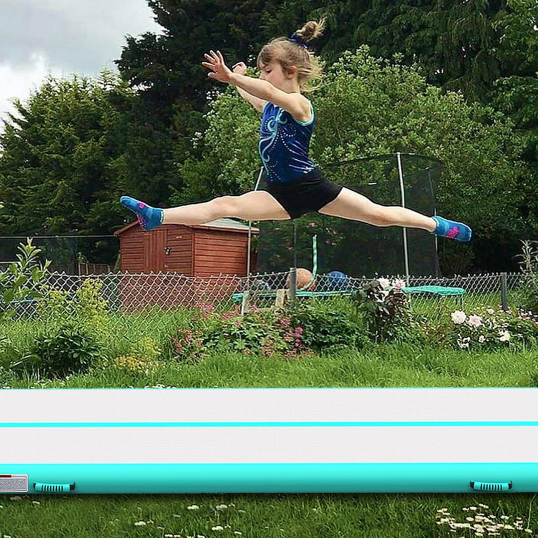 PPXIA Gymnastikmatte Air Matte Track 3M 4M 5M 6M 10/20CM Höhe, Turnmatte Tumbling Matten mit Komplet