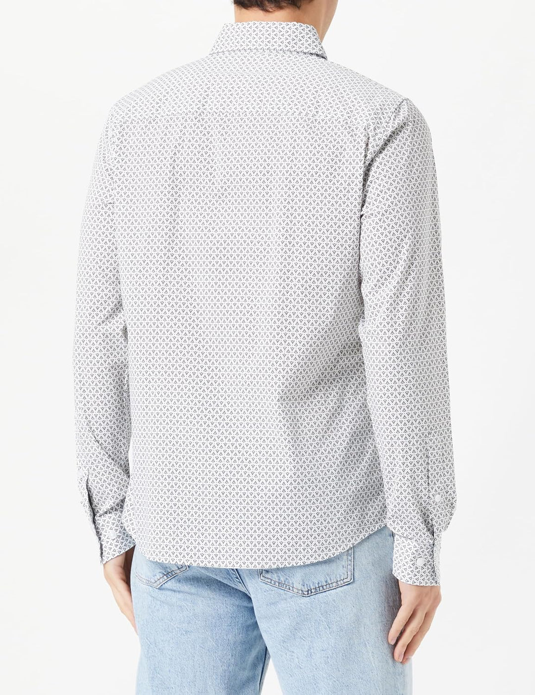 s.Oliver Herren Hemd Langarm mit Minimal AOP M 01a1, M 01a1
