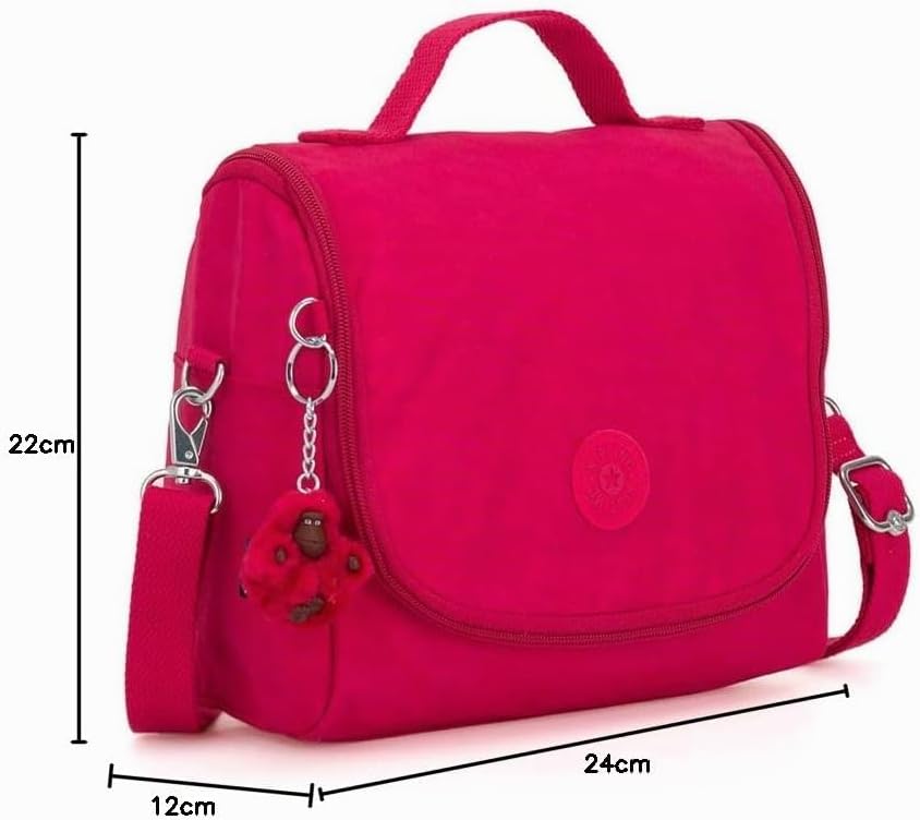 Kipling NEW KICHIROU, Grosse Isolierte Lunchbag, Wasserabweisend, 23 cm, 6 L, True Pink True Pink NE