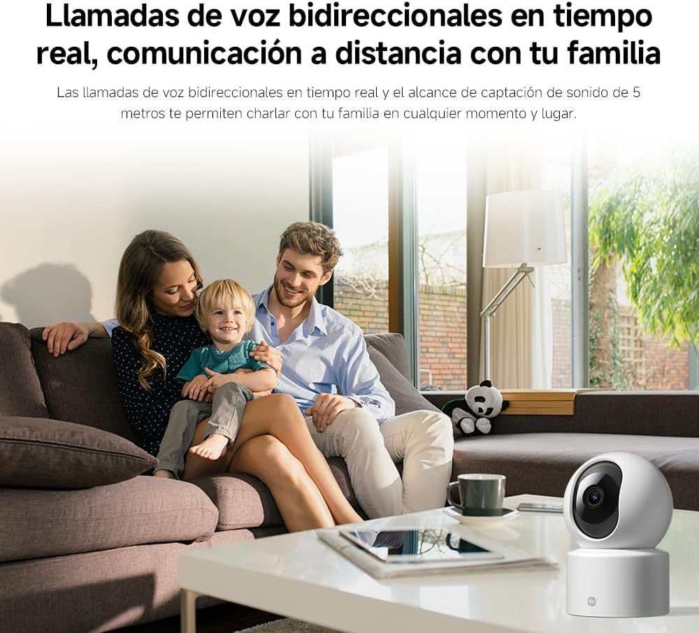 XIAOMI C301 Überwachungskamera Innen WLAN 360°, 2K-Auflösung, Schutz der Privatsphäre, Farb-Nachtsic