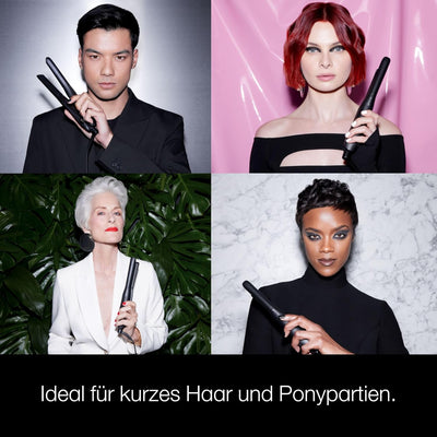 ghd Mini-Styler — Professioneller Haarglätter für kurzes Haar und Pony mit 40% schmaleren Platten, U