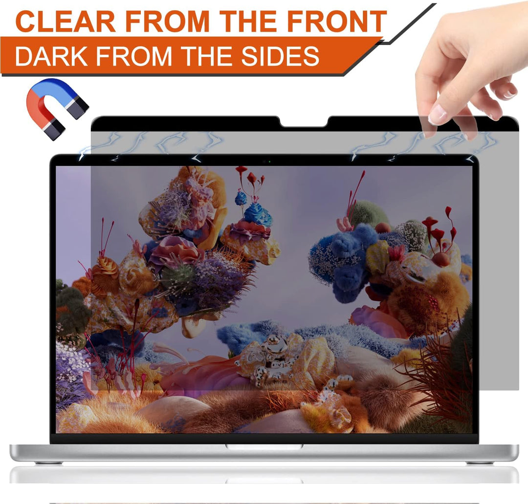 HaruYo Filtro de Privacidad Magnético Compatible Con MacBook Pro 13” (2016-2022, M1, M2), Anti-Spy P