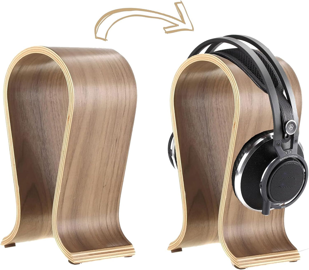 Kopfhörerhalter Holz, Kopfhörer Halter, Kopfhörer Ständer Holz, Kopfhörer Halterung, Kopfhörer Halte