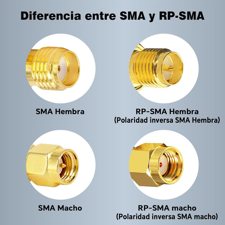 BOOBRIE RP-SMA Kabel 10M RG58/U RP-SMA Stecker auf RP-SMA Buchse Antennenkabel RP-SMA Stecker Buchse