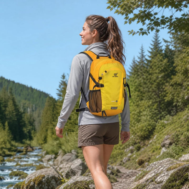 SKYSPER LANTC 20 Leicht Wanderrucksack 20L Klein Rucksack mit Rückenbelüftung Trekkingrucksack aus a