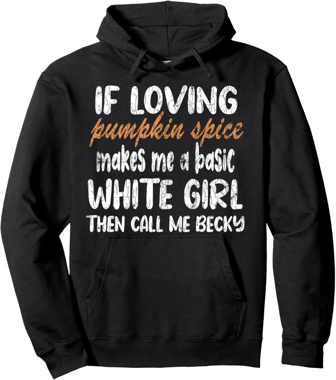 Loving Pumpkin Spice Funny Herbst Lover Graphic Pullover Hoodie