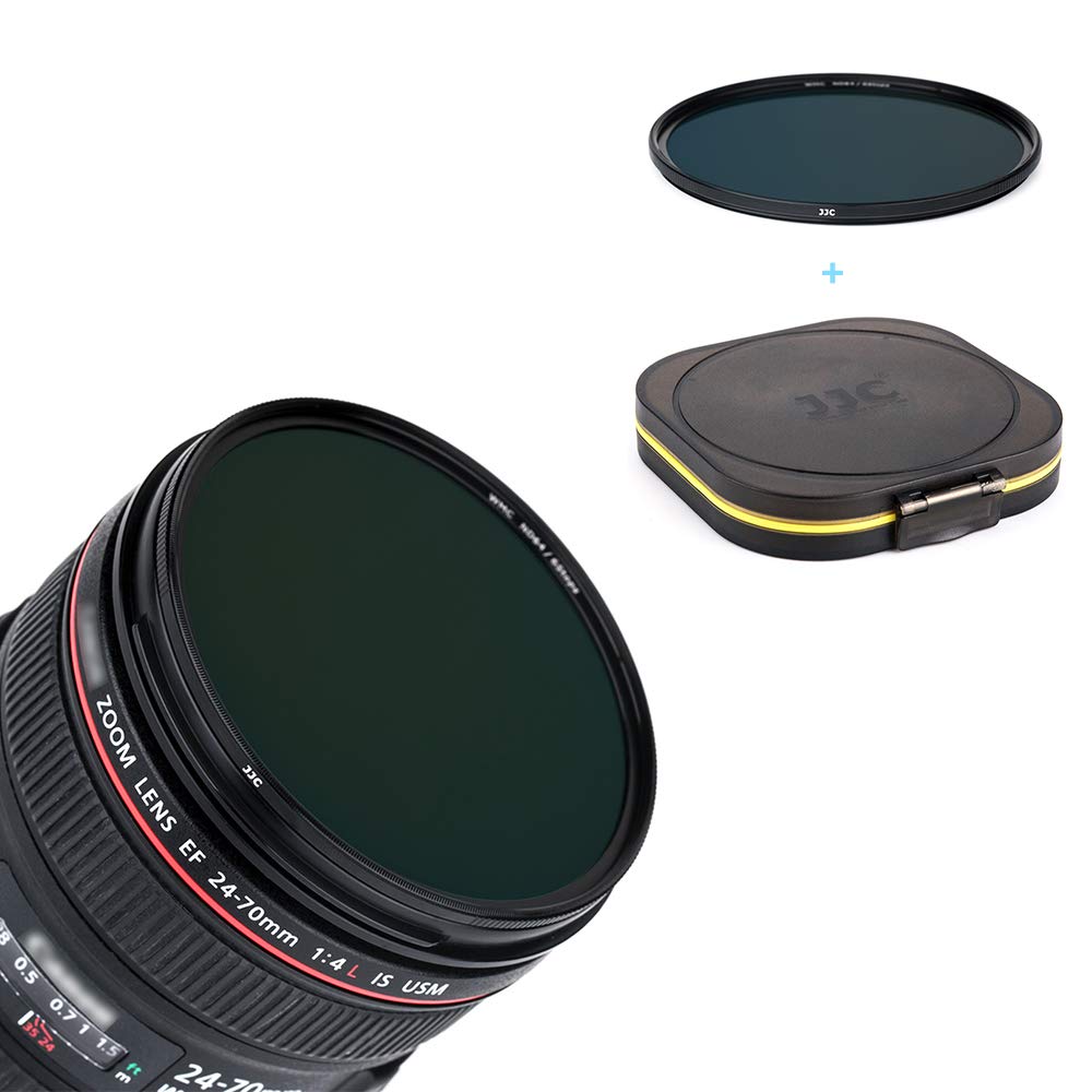 JJC 67 mm ND64 6 Stop Neutral Density Filter Graufilter für Canon EF-S 18-135 mm F3.5-5.6 RF 24-105