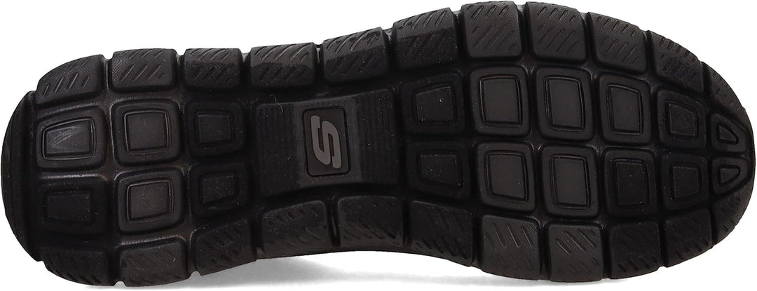 Skechers Herren 232298 BBK Sneaker 42 EU Black Knit Black Trim, 42 EU Black Knit Black Trim