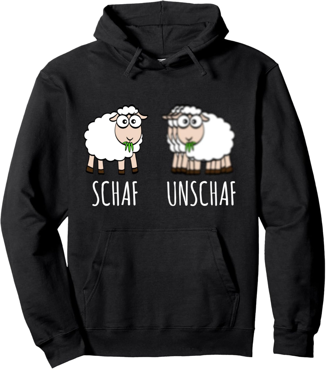 Schaf Unschaf Wortwitz Wortspiele Geschenidee Schafe Schaf Pullover Hoodie