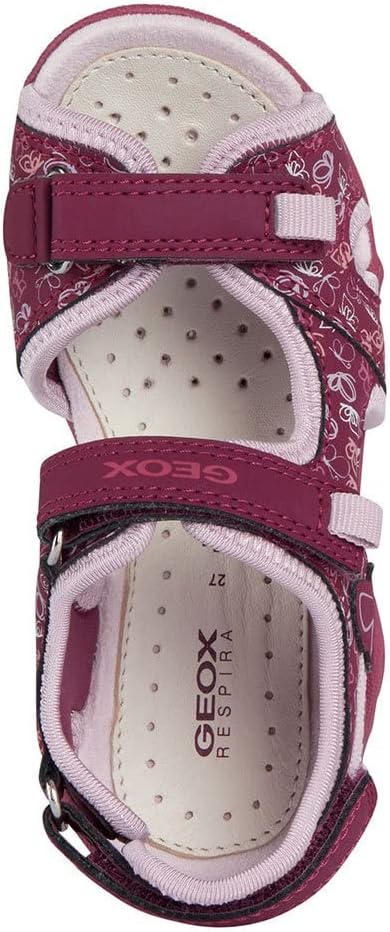Geox Mädchen J Whinberry G Sandal 25 EU Dk Raspberry Pink, 25 EU Dk Raspberry Pink