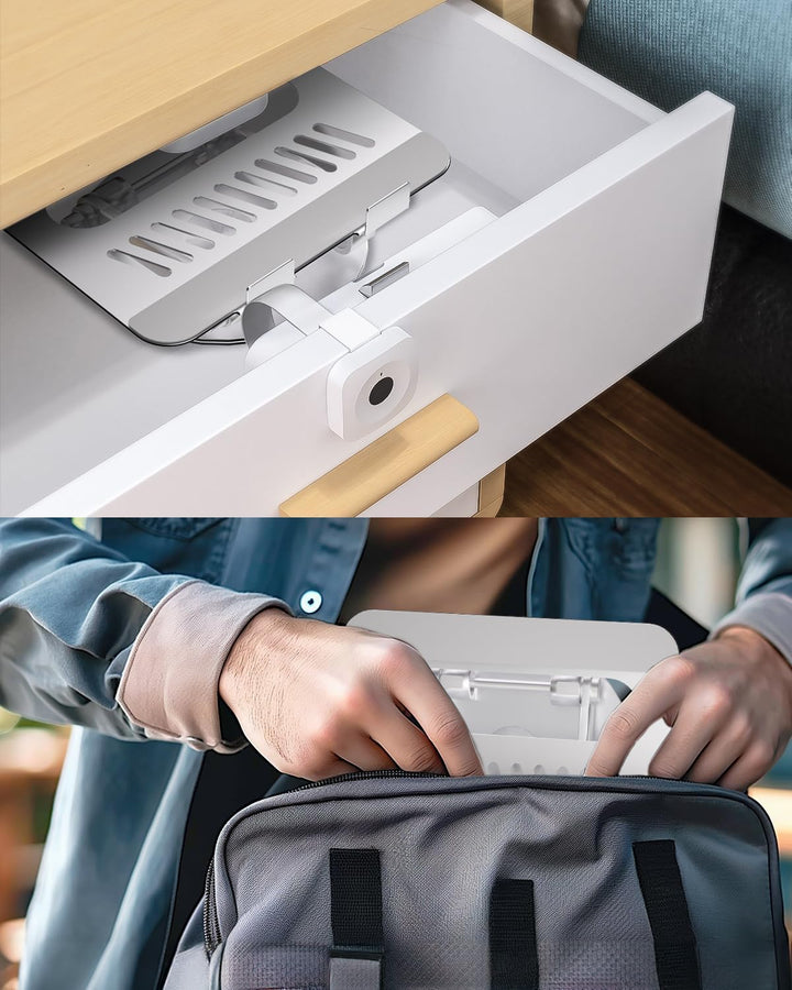 SHINEGIANT Laptop Ständer mit 360° Drehbarer Basis, Ergonomisch Laptopständer Höhenverstellbar, Note