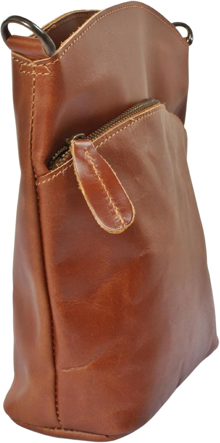 LECONI kleine Umhängetasche Damen Schultertasche Handtasche Freizeittasche Damentasche Ledertasche v