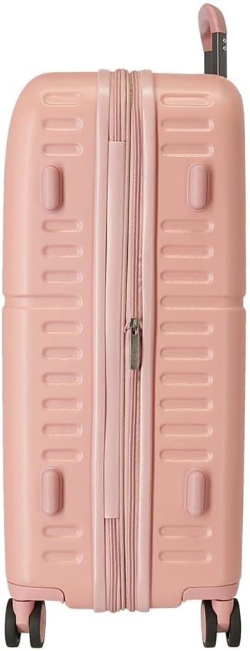 Pepe Jeans Chest Koffer, mittelgross, Rosa, 48 x 70 x 28 cm, starr, ABS-Verschluss, integriert, 79 l