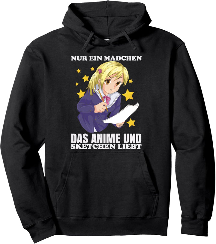 Japan Manga Kawaii Sketchen Otaku Zeichnen Anime Mädchen Pullover Hoodie