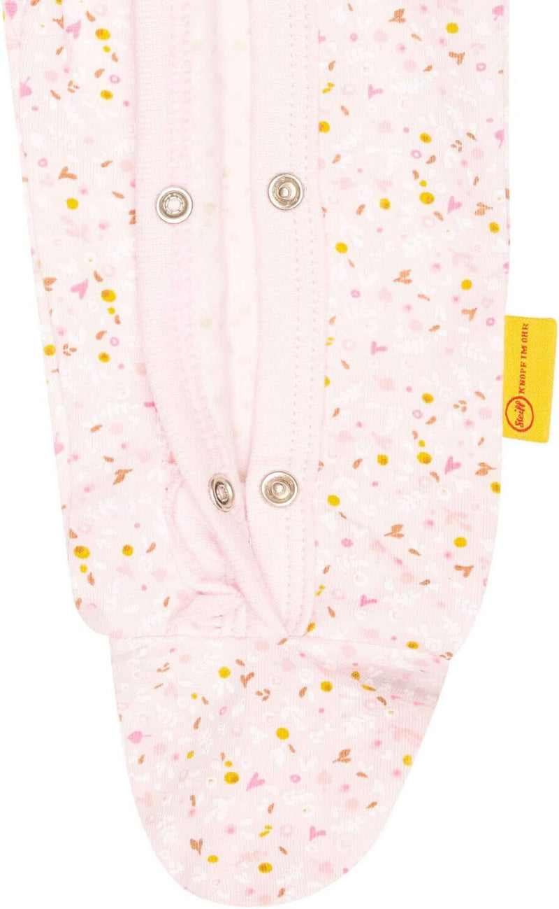 Steiff Baby - Mädchen Set Strampler mit Fuss + T-shirt Langarm Set Strampler + T-Shirt langarm 56 PO