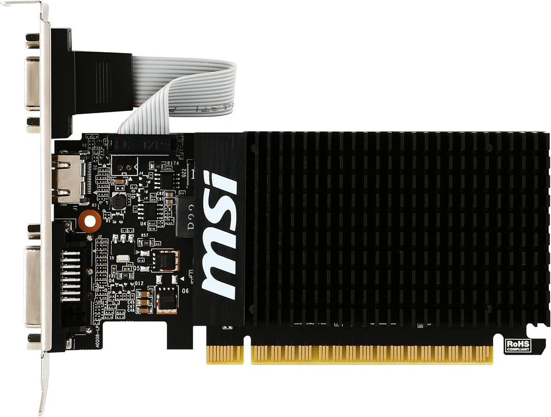 MSI GeForce GT710 GT 710 2GD3H LP MSI NVIDIA GT 710 2GB Low Profile PASSIVE Single, MSI NVIDIA GT 71
