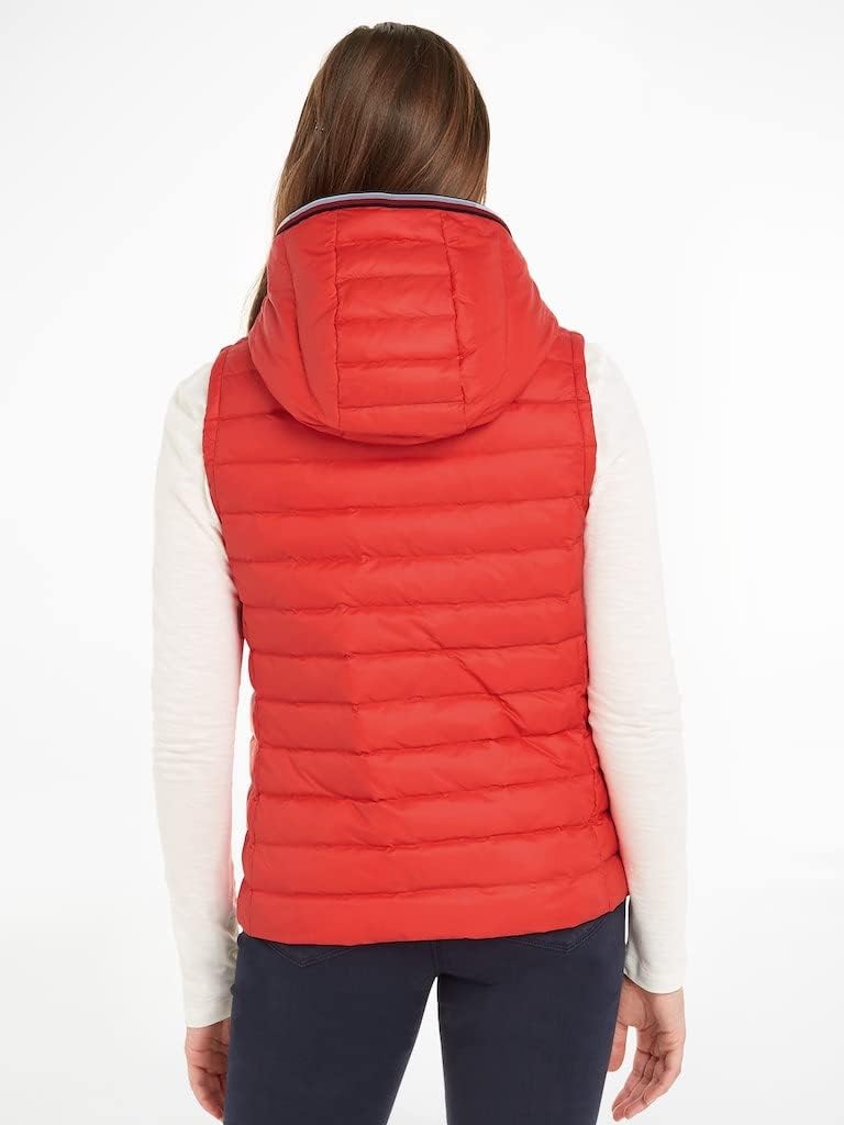 Tommy Hilfiger Damen Weste Steppweste S Fireworks, S Fireworks