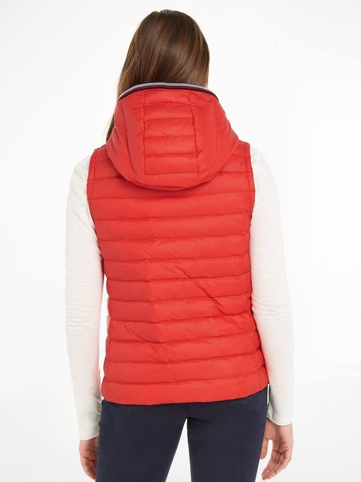 Tommy Hilfiger Damen Weste Steppweste S Fireworks, S Fireworks