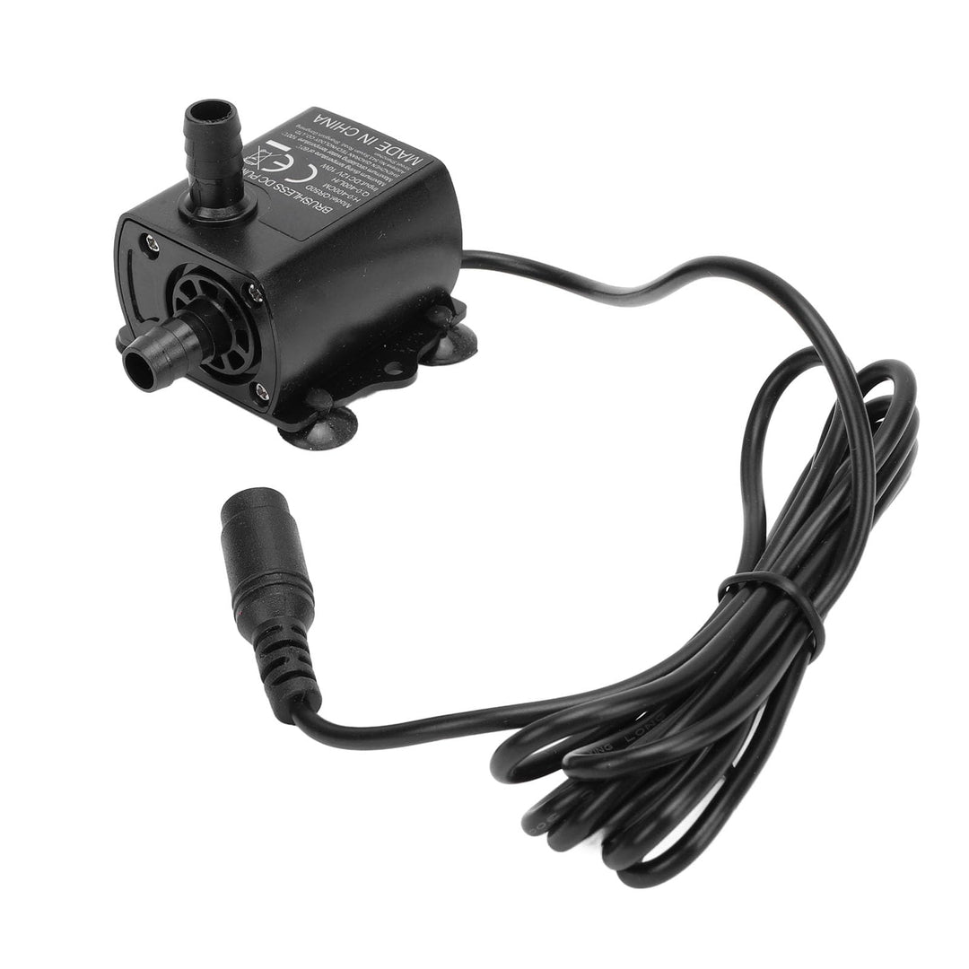 Tauchwasserpumpe, DC 12 V 10 W 0-400 l/h Mikrobürstenlose Pumpe Mini-Wassertransferpumpe für das Was