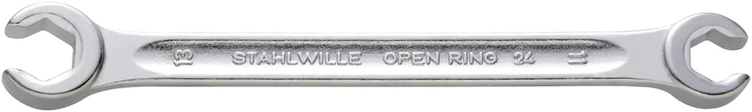 Stahlwille 24 8 X 10 Doppelringschlüssel "24" 8x10mm offen, Silber 8 x 10 mm Silber, 8 x 10 mm Silbe