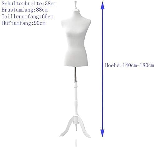 Schneiderpuppe Weiblich Schaufensterpuppe Damenbüste Schneiderbüste kleiderpuppe Büste Torso Gr.36/3
