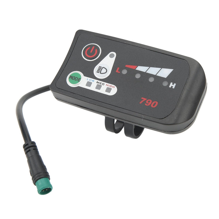 BuyWeek Elektrofahrrad LED Display, E-Bike LED Anzeigetafel wasserdichte 5P Stecker Elektrofahrrad L