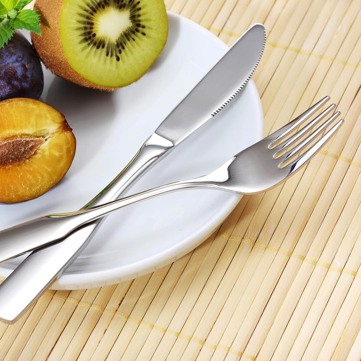 GRÄWE Besteck Set für 6 Personen, Tafelbesteck 24-teilig, Essbesteck Set inkl. Messer, Gabel, Löffel
