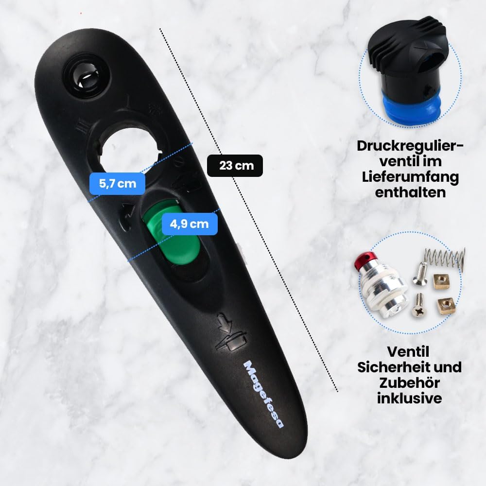 Anakel Home Ersatzset mit oberem Griff, Regelventil und Druckventil für Magefesa Athenas Schnellkoch