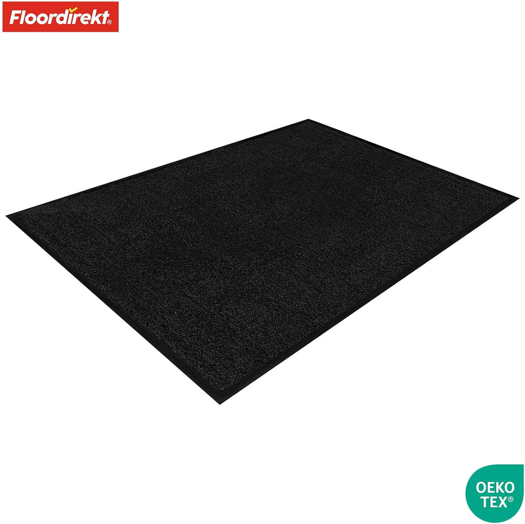 Floordirekt Schmutzfangmatte Rhine - waschbare & leistungsstarke Fussmatte - Sauberlaufmatte mit Rut