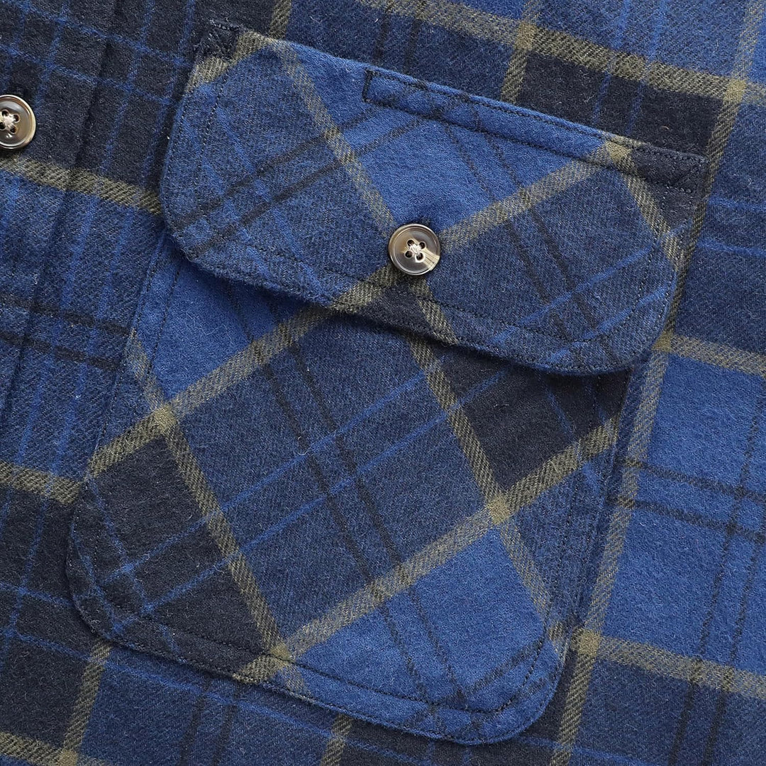 Dubinik® Flanellhemd Herren Button Down Kariert Baumwollhemd Freizeithemd Hemd Herren Langarm mit Zw