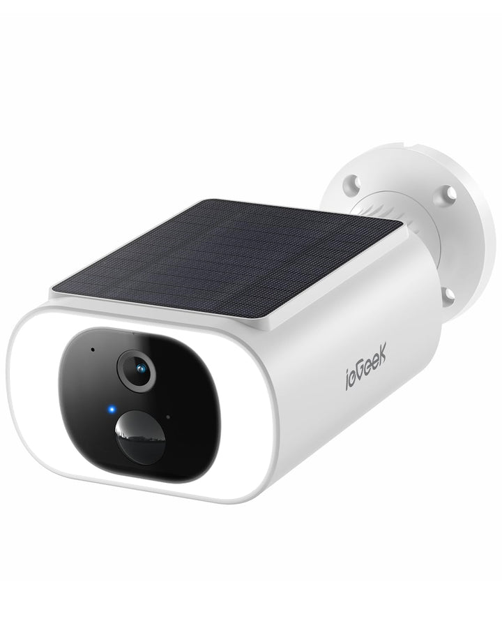 ieGeek 2K Kamera Überwachung Aussen, Integrierte Solarpanel Überwachungskamera Aussen Akku, 2.4Ghz W