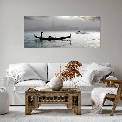 Wandbilder Dekoration Wohnzimmer Venedig italien stadt wasser Panorama Bilder auf Leinwand 120x50cm