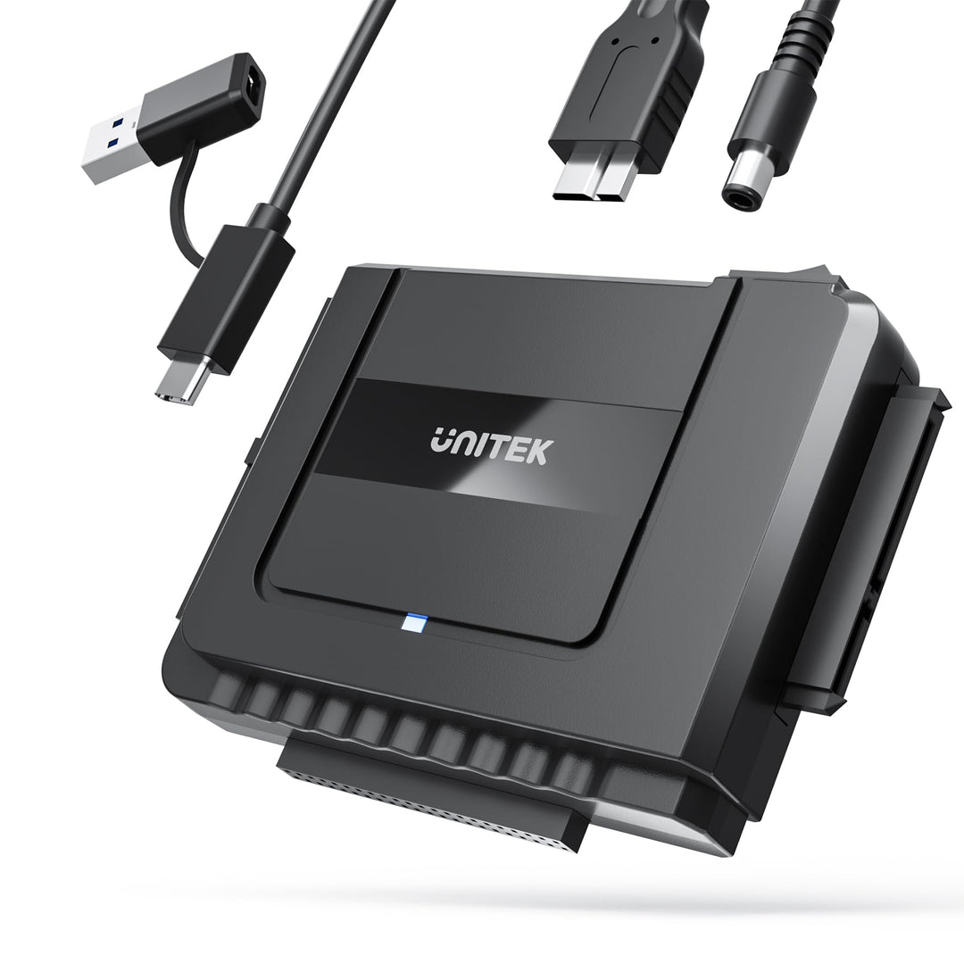 UNITEK Unitek IDE SATA zu USB Festplattenadapte, USB SATA IDE Externer Festplattenleser für 2,5/3,5
