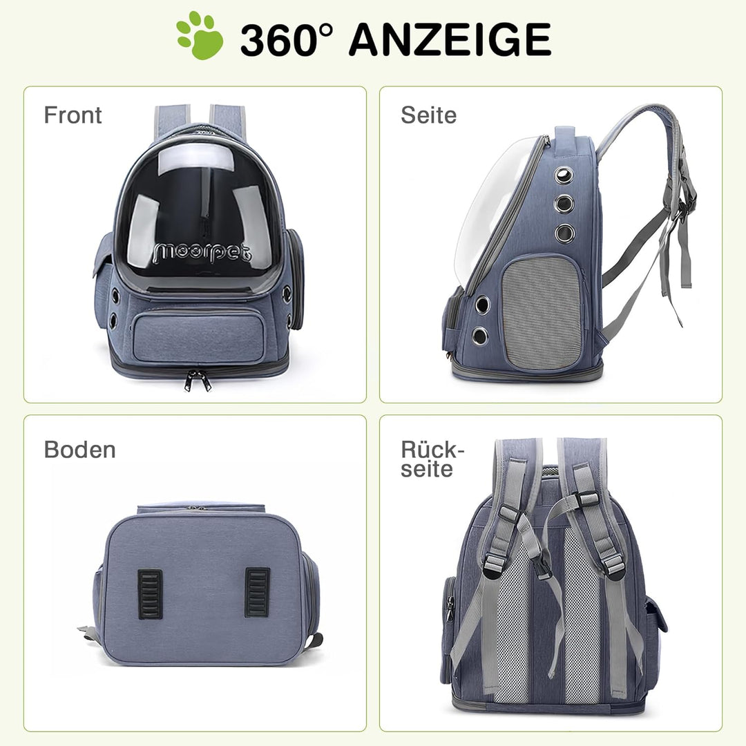 ALLSOPETS Katzenrucksack Träger Innovativer Reisender Bubble Rucksack Tragbar Haustierträger für Kat