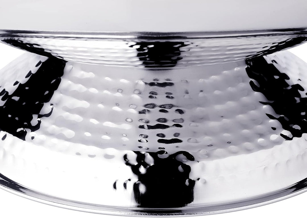 EDZARD Champagner Kühler Till (Ø 43 cm, gross) aus Edelstahl - Flaschenkühler, Sektkühler doppelwand