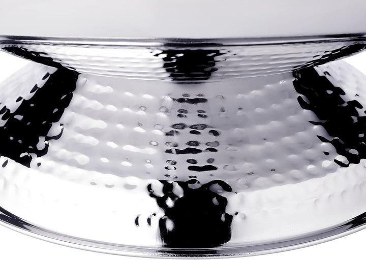 EDZARD Champagner Kühler Till (Ø 43 cm, gross) aus Edelstahl - Flaschenkühler, Sektkühler doppelwand