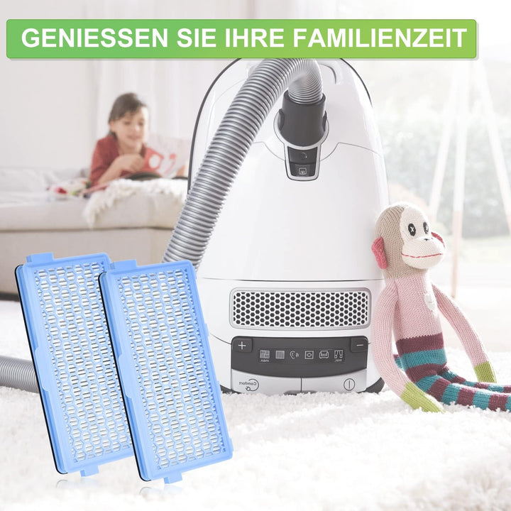 Artraise 2 HEPA Active Airclean Plus 50 Filters for Miele Filter Compatible with Miele Vacuum Cleane